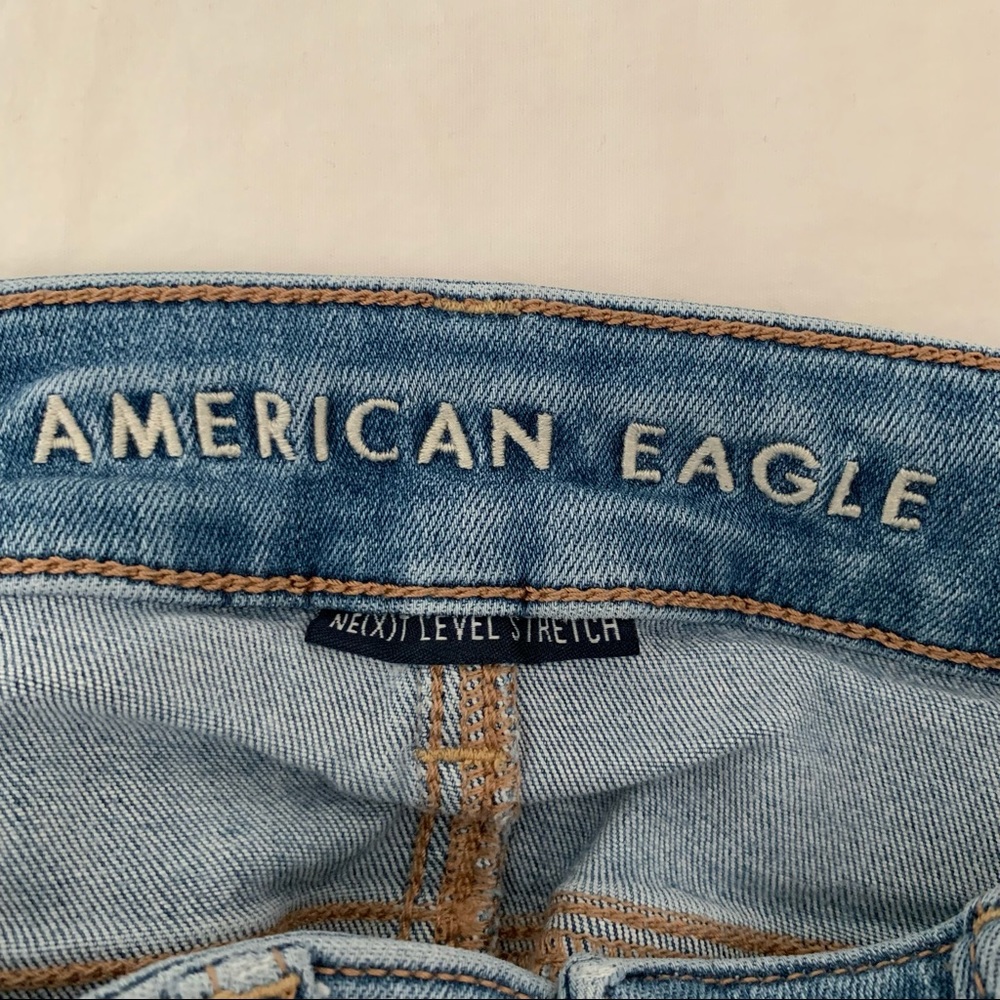 **SOLD** American Eagle Blue Hi-Rise Ne(x)t Level Stretch Jeggings - Picture 5 of 7